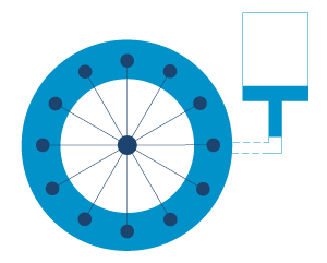 Unique expansion vessel garantees 100% filled drum